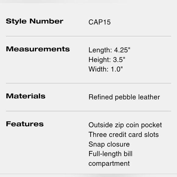 Coach Snap Small Wallet With Floral Print - Picture 5 of 5